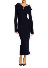 Lanvin Wool Midi Sweater Dress 