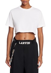 Lanvin X Future Cropped Printed T-Shirt