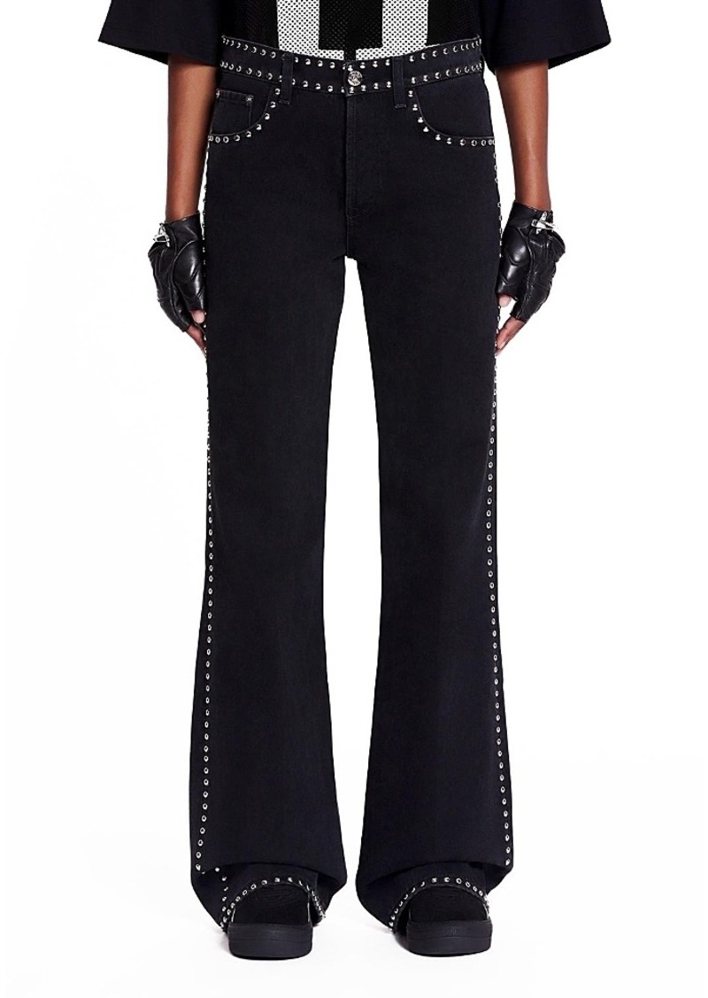 Lanvin X Future Flared Pants With Studs For Women