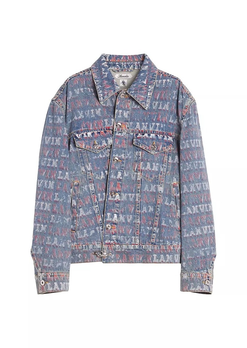 Lanvin x Future Unisex Asymmetrical Printed Jacket