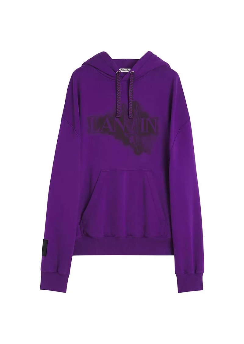 Lanvin x Future Unisex Baggy Hoodie with Eagle Print