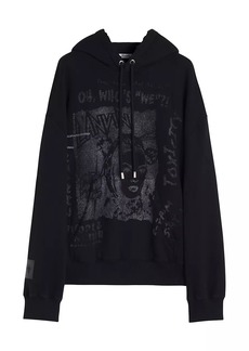 Lanvin x Future Unisex Loose-Fit Printed Hoodie