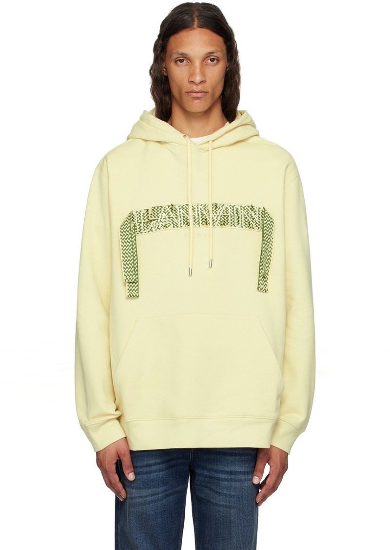 Lanvin Yellow Curb Lace Hoodie