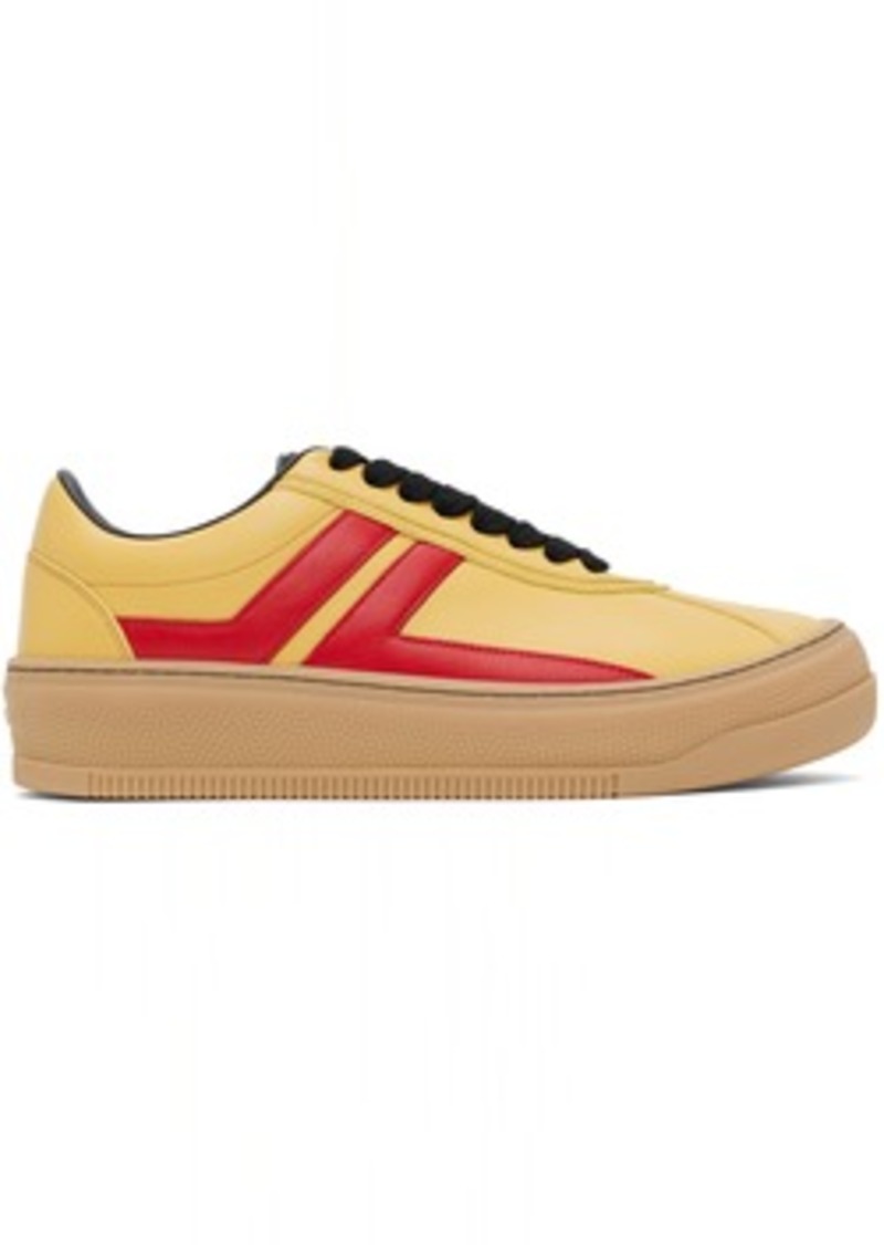 Lanvin Yellow Future Edition Cash Sneakers