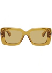 Lanvin Yellow Square Sunglasses