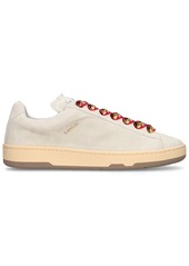Lanvin Lite Curb Leather Low Top Sneakers