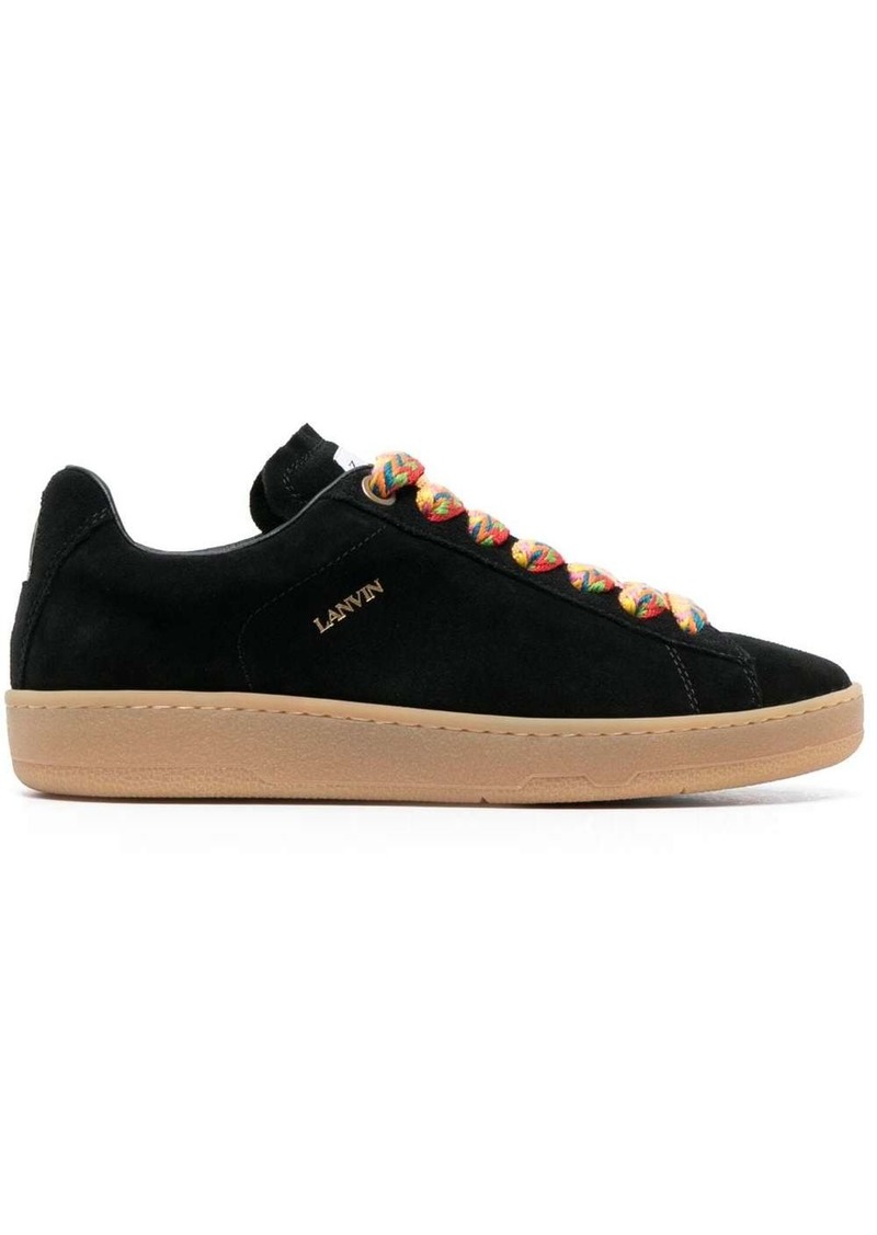 Lanvin Lite Curb suede sneakers