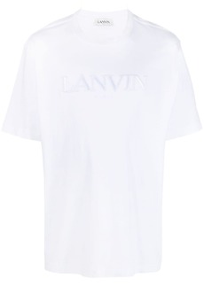 Lanvin logo-appliqué cotton T-shirt