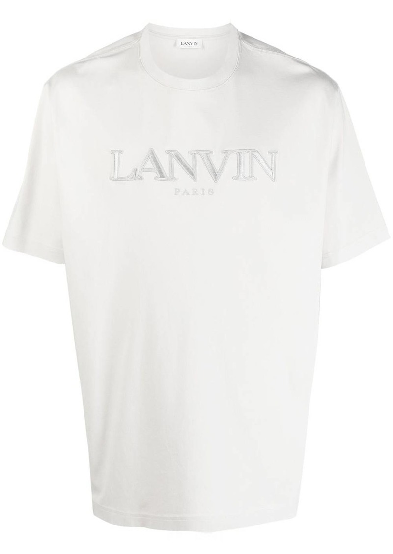 Lanvin logo-appliqué cotton T-shirt