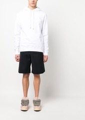 Lanvin logo-embroidered cotton hoodie