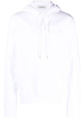 Lanvin logo-embroidered cotton hoodie