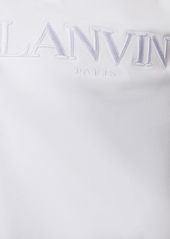 Lanvin Logo Embroidered Cotton Sweatshirt