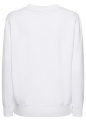 Lanvin Logo Embroidered Cotton Sweatshirt