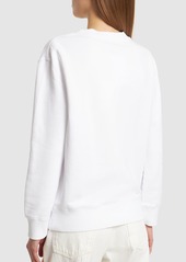 Lanvin Logo Embroidered Cotton Sweatshirt