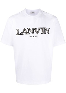 Lanvin logo-embroidered short-sleeve T-shirt