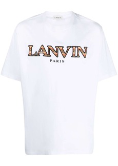 Lanvin logo-embroidered short-sleeve T-shirt