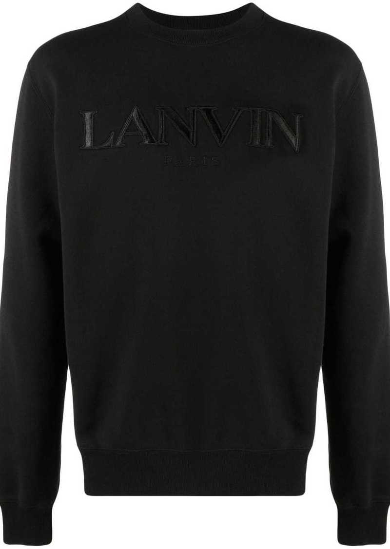 Lanvin logo-embroidered sweatshirt