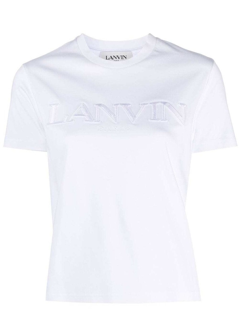 Lanvin logo-lettering cotton T-shirt