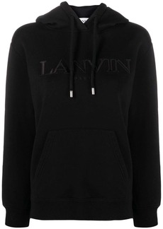 Lanvin logo-print drawstring hoodie