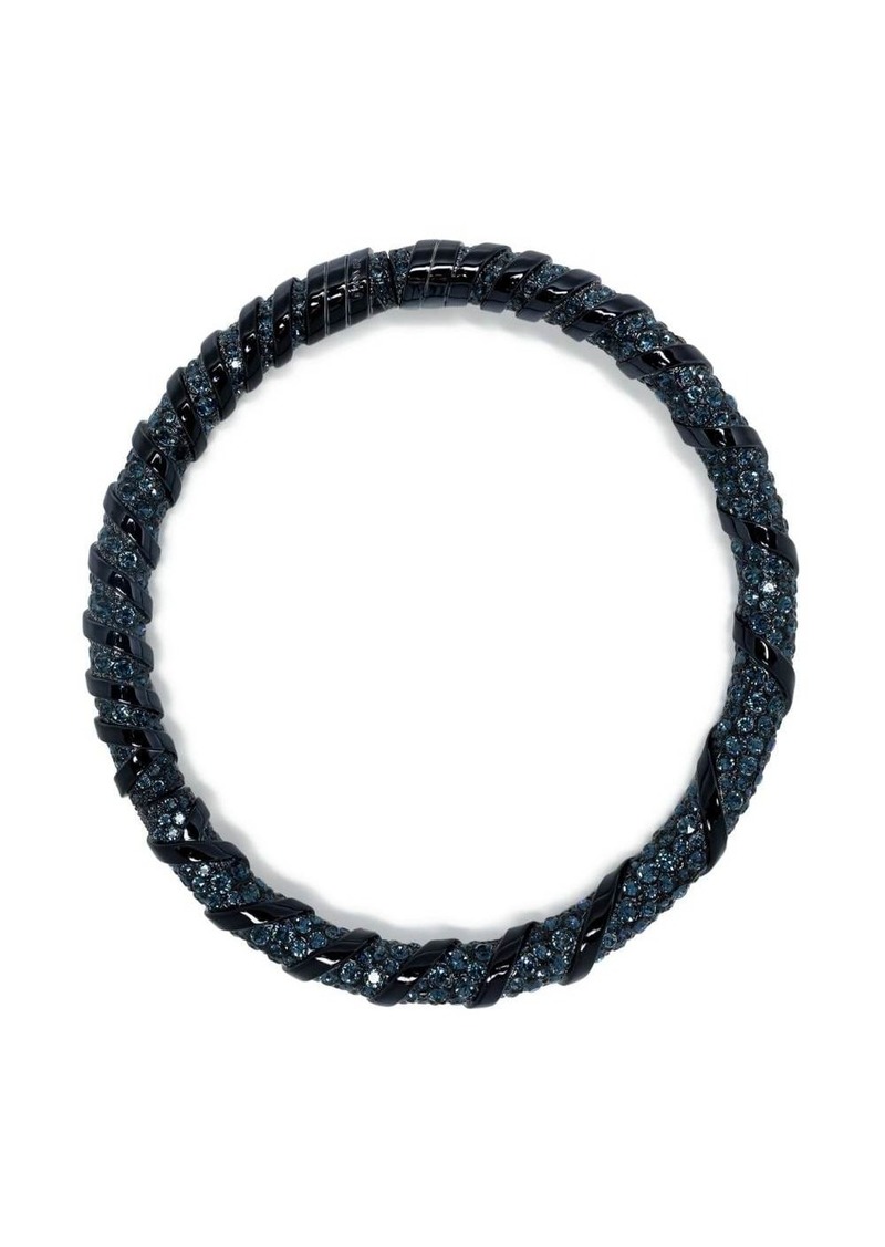 Lanvin Melodie rhinestone-embellished choker necklace