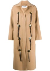Lanvin mid-length button-detail coat