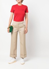 Lanvin mid-rise cropped wool trousers