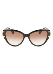 Lanvin Mother & Child 56MM Cat Eye Sunglasses