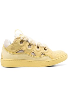 Lanvin multi-panel lace-up sneakers