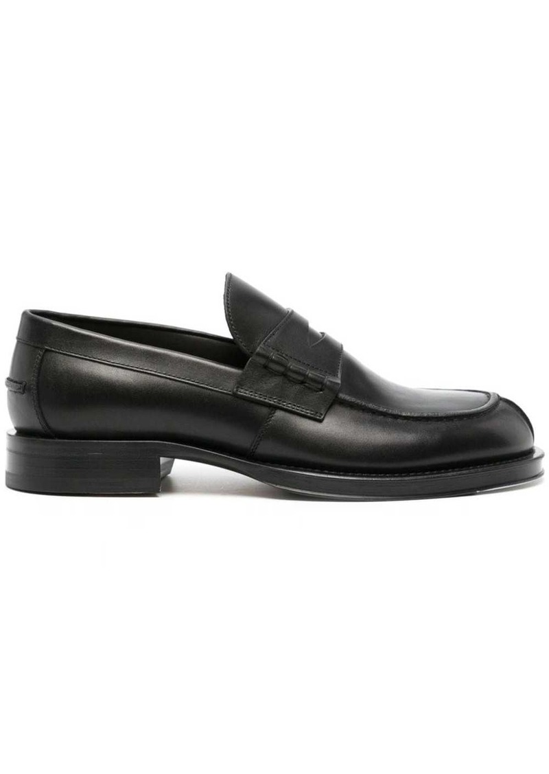 Lanvin penny-slot leather loafers