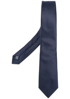 Lanvin plain varnished tie