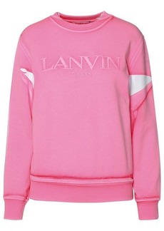 Lanvin Rose cotton sweatshirt