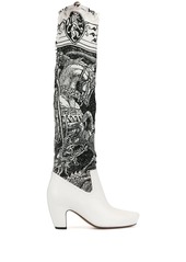 Lanvin "Saint George and the Dragon" print boots