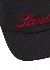 Lanvin Script Wool Cap