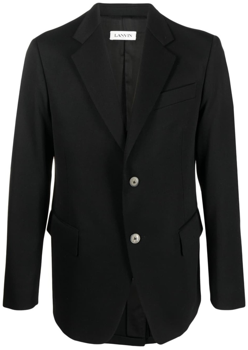 Lanvin single-breasted wool blazer