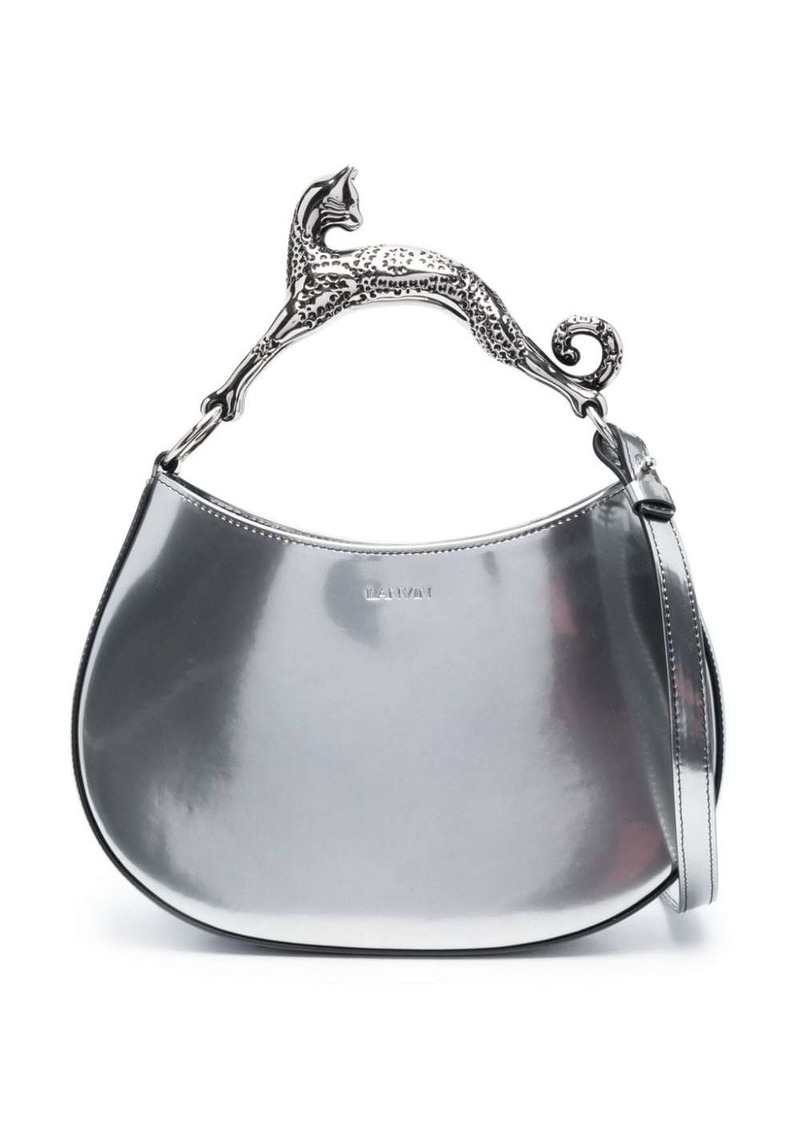 Lanvin small Cat metallic tote bag