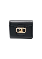 Lanvin small logo-plaque leather purse