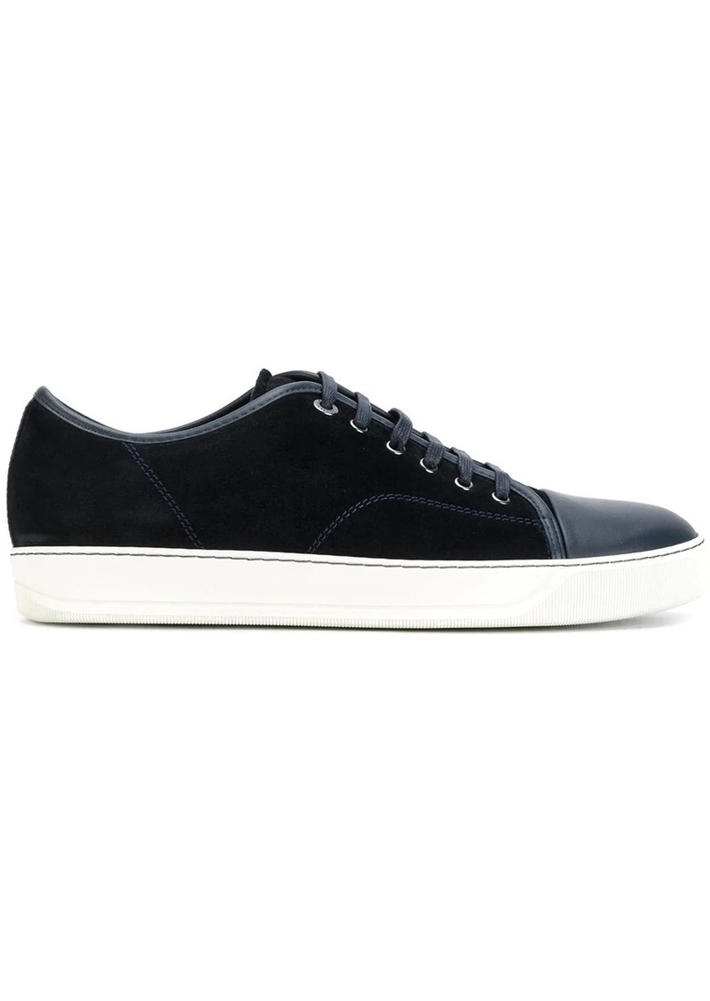 Lanvin suede lace-up sneakers