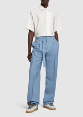 Lanvin Wide Wool Formal Pants