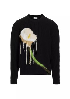 Lanvin Wool Intarsia Sweater
