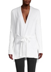 Laundry by Shelli Segal High-Low Belted Cardigan