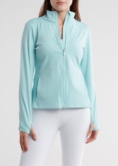 Laundry by Shelli Segal Active Full-Zip Jacket in Aqua at Nordstrom Rack