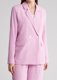 Laundry by Shelli Segal Airflow Double Breasted Blazer in Lavender at Nordstrom Rack