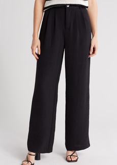 Laundry by Shelli Segal Airflow Wide Leg Trousers in Black at Nordstrom Rack