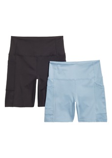 Laundry by Shelli Segal Assorted 2-Pack Bike Shorts in Denim at Nordstrom Rack