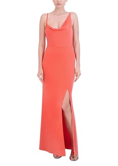 Laundry by Shelli Segal Asymmetrical Neck Evening Gown