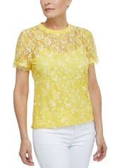 Laundry by Shelli Segal Lace T-Shirt
