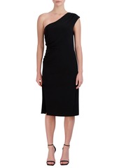 Laundry by Shelli Segal One Shoulder Body-Con Mini Dress in Black at Nordstrom Rack