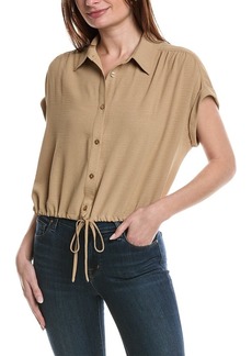 Laundry by Shelli Segal Ruched Tie-Waist Shirt