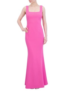 Laundry by Shelli Segal Square Neck Fishtail Gown in Azalea Pink at Nordstrom Rack