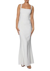 Laundry by Shelli Segal Square Neck Mermaid Gown